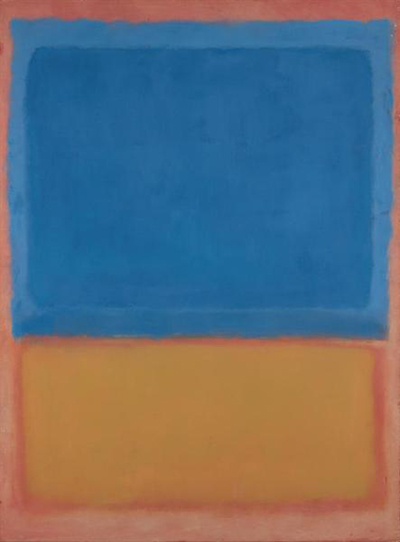 Untitled (Red, Blue, Orange) Mark Rothko